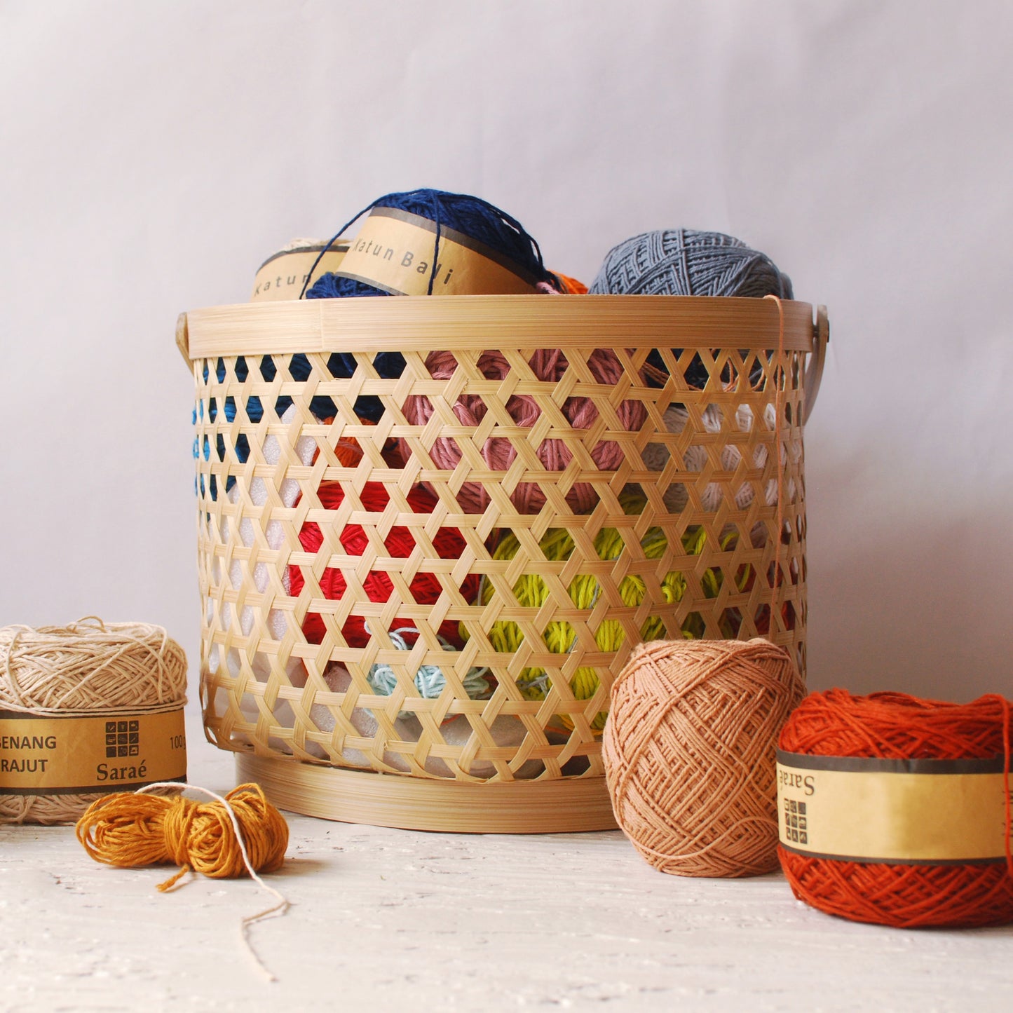 Yasa Basket Round Large