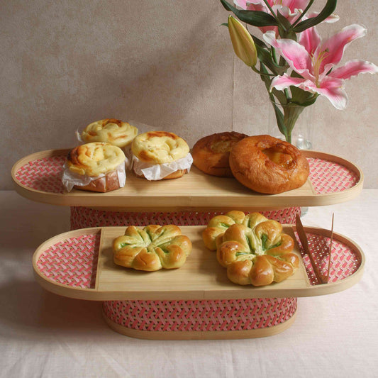 Frangipani High Tray (Pink)